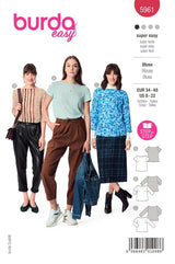 Patron Burda n°5961 : Blouse