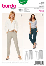 Patron N°6689 Burda : Pantalon