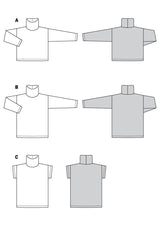 Patron Burda n°5963 : Pull