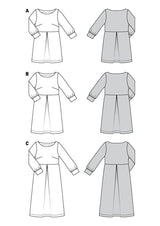 Patron Burda n°5975 : Robe