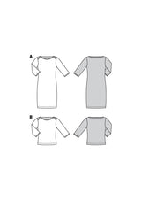 Patron Burda n°5985 : Robe & T-shirt