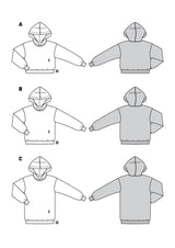 Patron Burda n°5979 : Sweatshirt