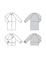 Patron Burda n°5974 : Manteau & Veste