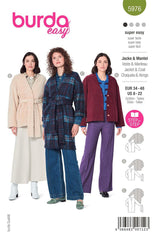 Patron Burda n°5976 : Manteau & Veste